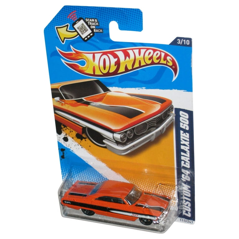 HOT WHEELS アメ車 Hot Wheels Muscle Mania Ford 12 Orange Custom '64 Galaxie 500 Car