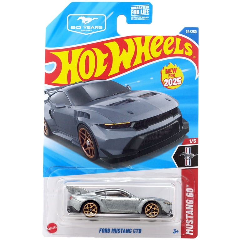 Hot Wheels Mustang 60 Ford Mustang GTD Diecast Car - Walmart.com
