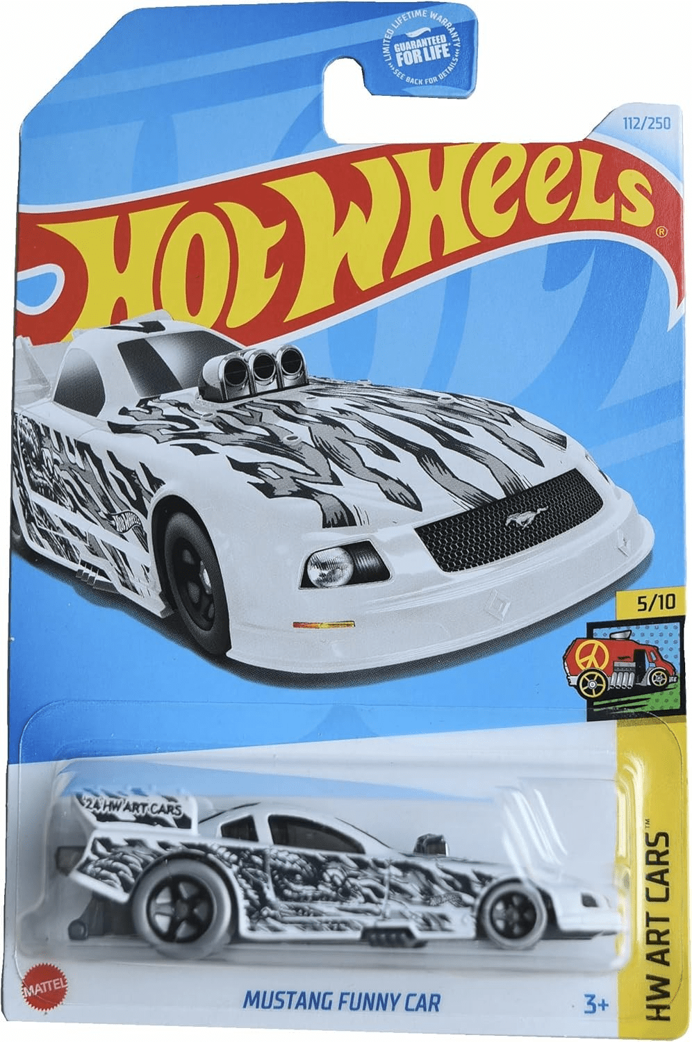Hot Wheels Mustang Funny Car 112/250 HW Art Cars 5/10 - Walmart.com