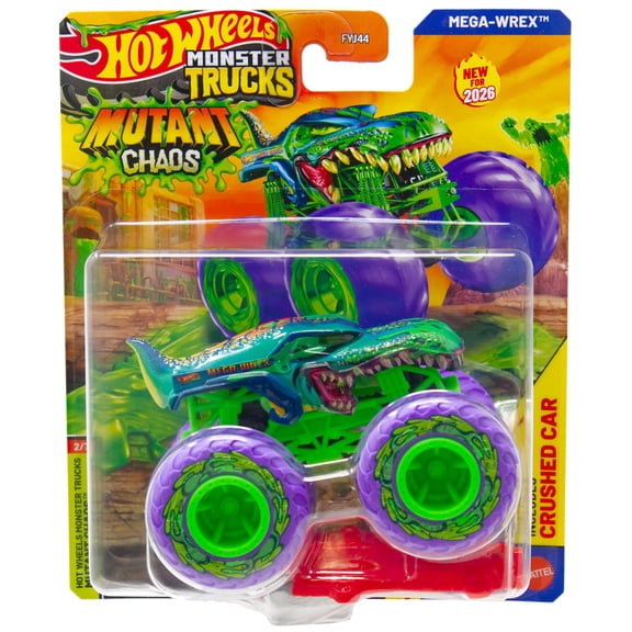 Hot Wheels Mutant Chaos Mega-Wrex Diecast Car