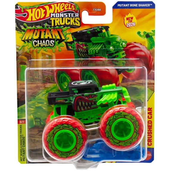 Hot Wheels Mutant Chaos Mutant Bone Shaker Diecast Car