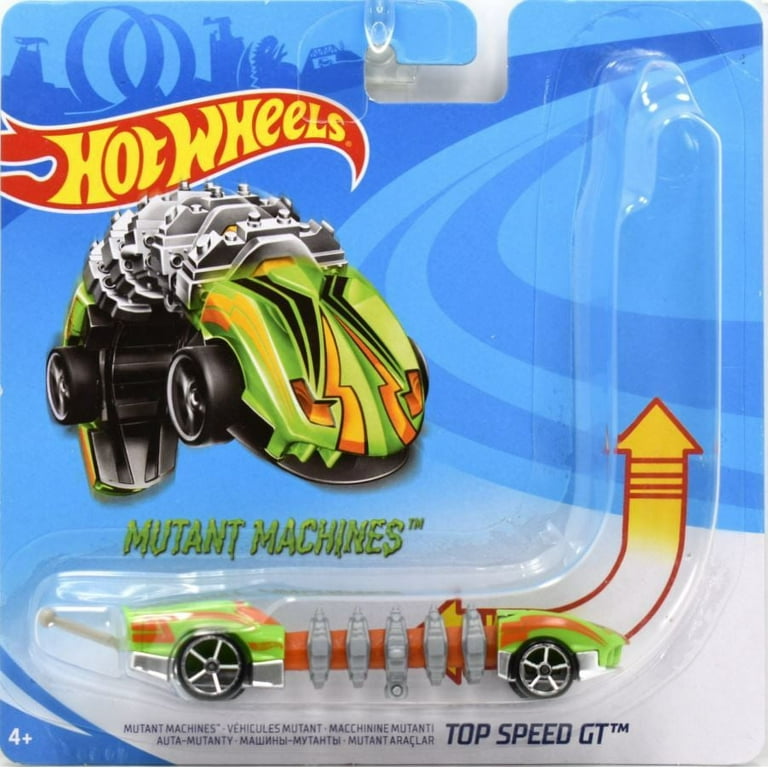 Hot Wheels Mutant Machines Vehicle - Top Speed GT l Unique Slithering  Action Car