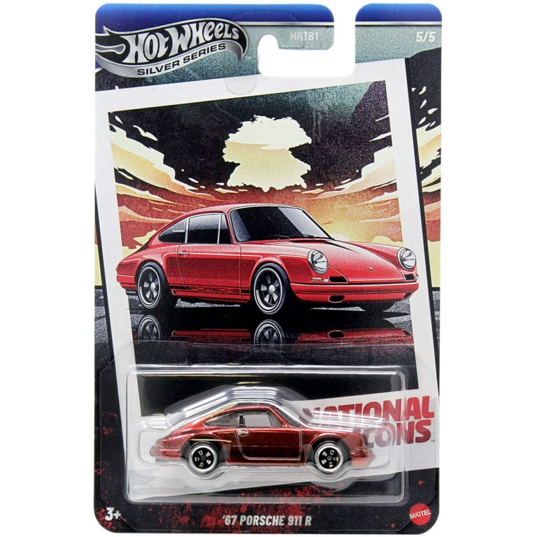 Hot Wheels National Icons '67 Porsche 911 R Diecast Car (Metallic