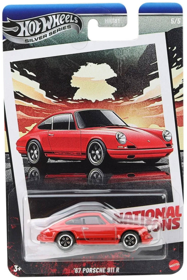 HOT WHEELS   ポルシェ911 Hot Wheels National Icons '67 Porsche 911 R Diecast Car - Walmart.com