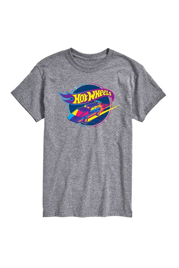 - Neon Racer Logo - Men's Short Sleeve T-Shirt