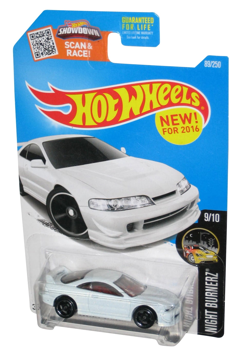 sa499 Acura Integra ホットホイールズチューナーズ Hot Wheels Night Burnerz 9/10 (2016) White Custom '01 Acura