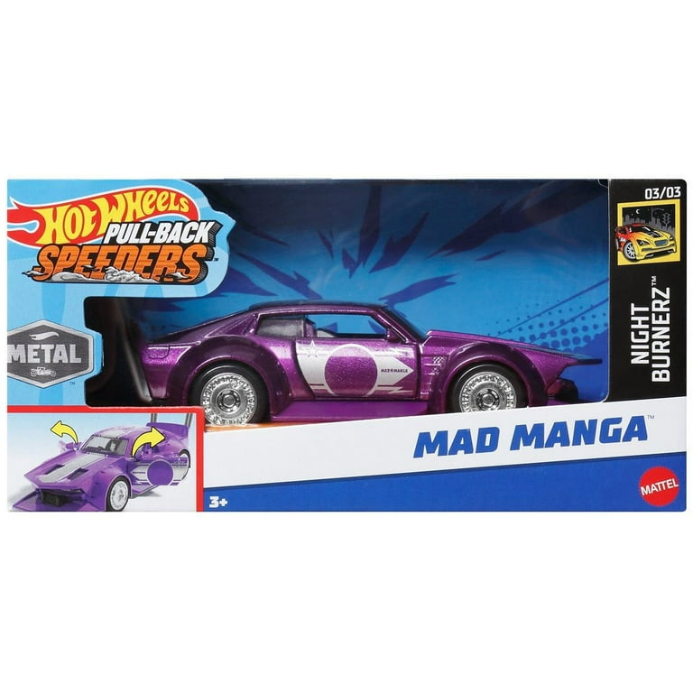 Hot Wheels Night Burnerz Mad Manga Pullback Car - Walmart.com