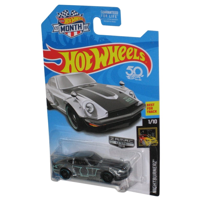 Hot Wheels Nightburnerz 1/10 (2018) Silver Custom Datsun 240Z