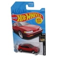 thumbnail image 1 of Hot Wheels Nightburnerz 3/10 (2019) Red '88 Honda CR-X Toy Car 49/250, 1 of 1