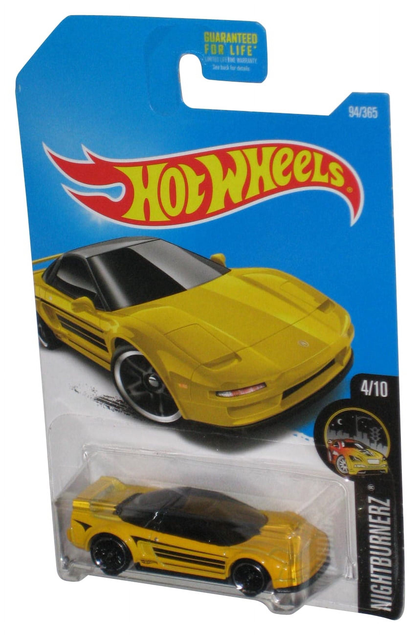 Hot Wheels Nightburnerz '90 Acura NSX (2015) Mattel Yellow Car #94/365