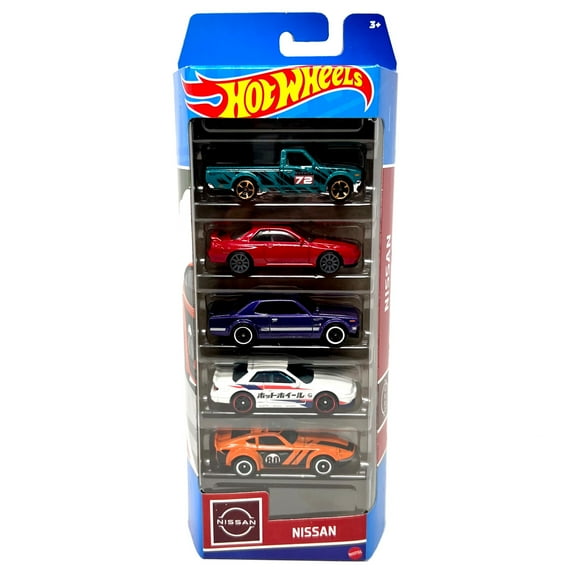 Hot Wheels Nissan Datsun Fairladyz Silva Skyline GTR 5 pack 4 Years and Up