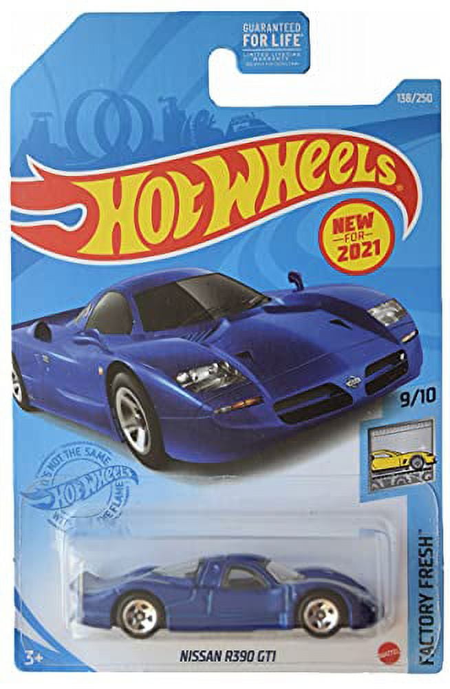 Miniatura Hot Wheels Nissan R390 GT1 Azul 2021 Factory Fresh Mainline Nova  Lacrada na Embalagem Escala 1/64 Carrinho Esportivo Corrida Colecionável