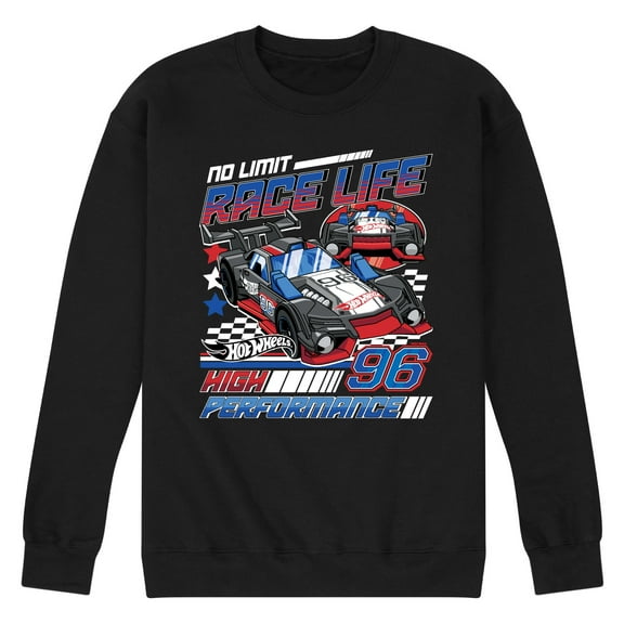 Hot Wheels - No Limit Race Life - Men's Crew Fleece Sweatshirt