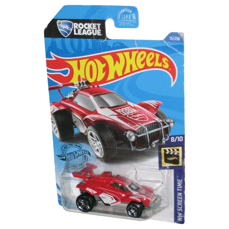 Hot Wheels Octane Rocket League 2017 HW Screen Time 8 10 Red Car 13 250 Damaged Card