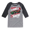 thumbnail image 1 of Hot Wheels - Oh What Fun It Is To Race - Toddler & Youth Raglan Graphic T-Shirt, 1 of 4