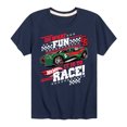 thumbnail image 1 of Hot Wheels - Oh What Fun It Is To Race - Toddler & Youth Short Sleeve Graphic T-Shirt, 1 of 5