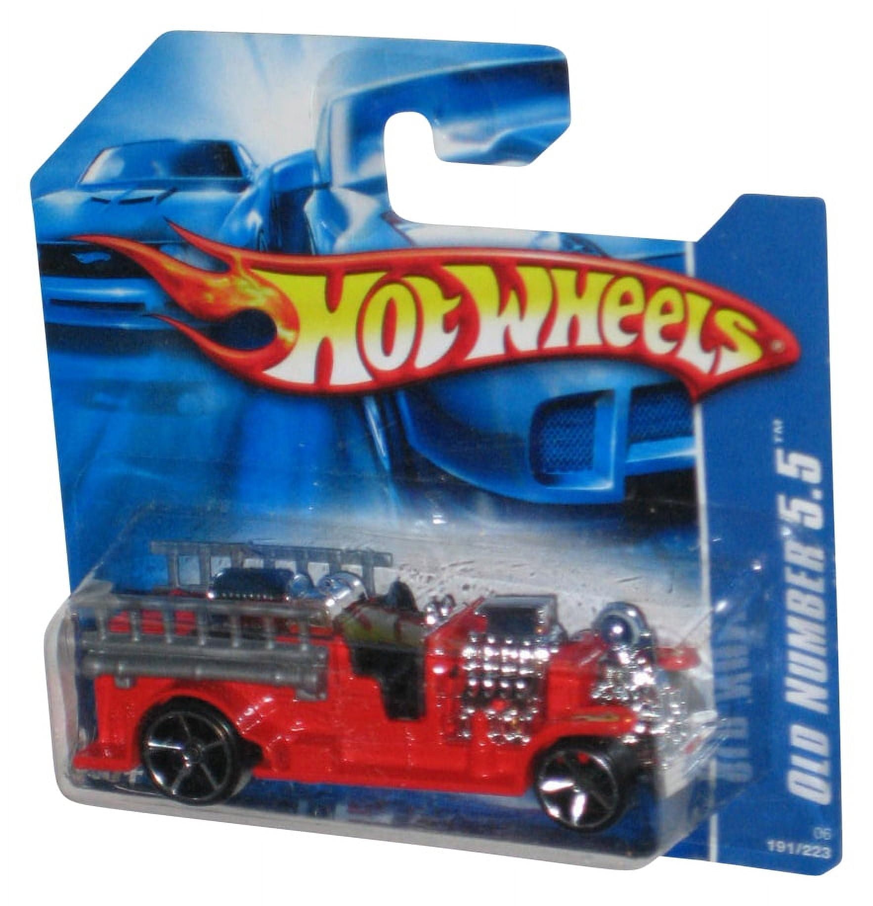 Hot Wheels Old Number 5.5 2006 Mattel Red Toy Truck 191 223 Short Card Walmart