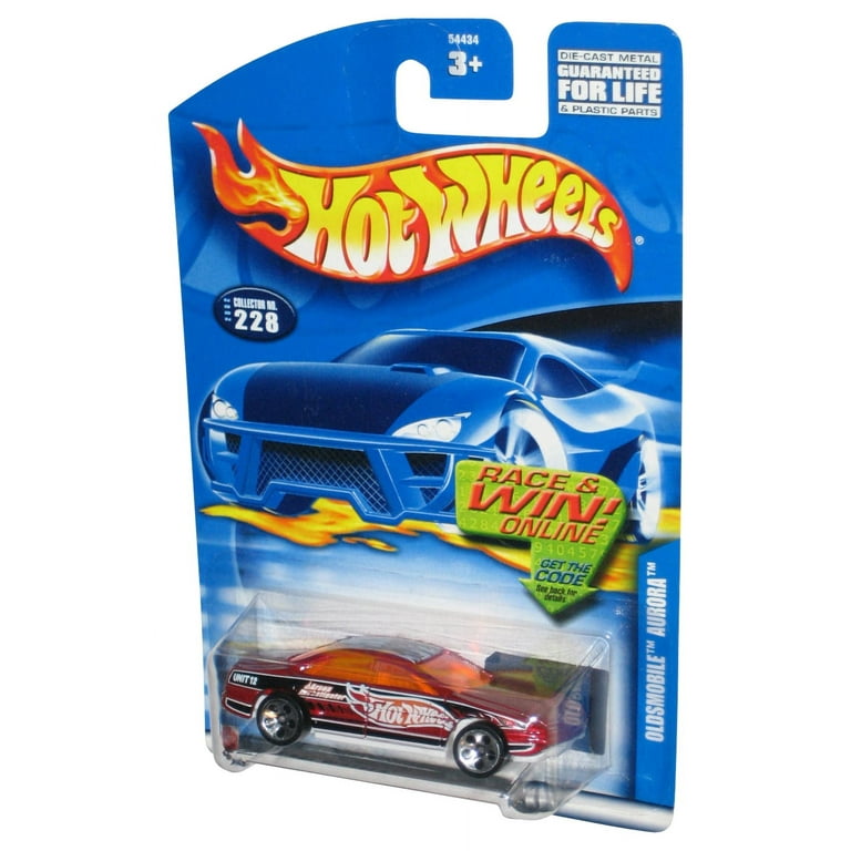 Hot Wheels Oldsmobile Aurora 2002 Mattel Red Toy Car 228 Walmart
