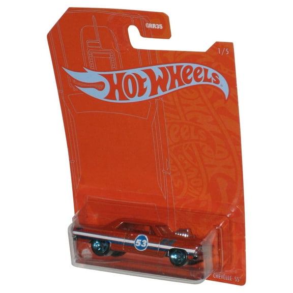 Hot Wheels Orange & Blue (2020) '64 Chevy Chevelle SS Toy Car 1/5
