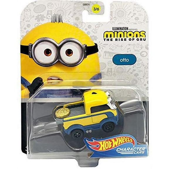 Hot Wheels Otto Minions The Rise of Gru Diecast 1/64 Scale