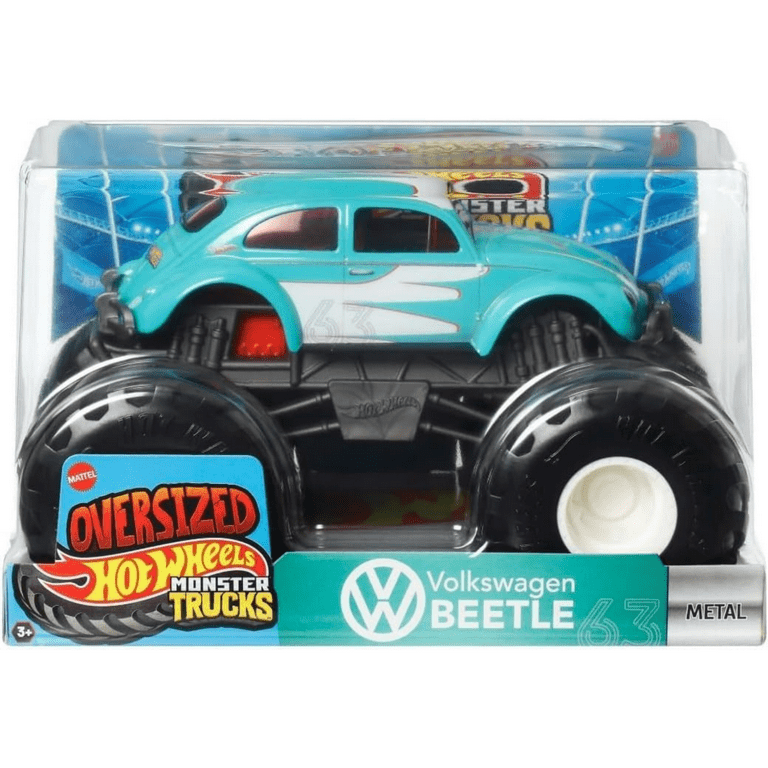 Hot Wheels Oversized Monster Truck Volkswagen Beetle 1:24 Diecast