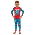thumbnail image 1 of Hot Wheels Pajamas Toddler Boys' Turbo Charged Tight Fit 2-Piece Sleep Lounge Set, 1 of 7