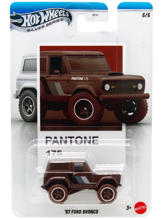 Hot Wheels Pantone '67 Ford Bronco Diecast Car (175)