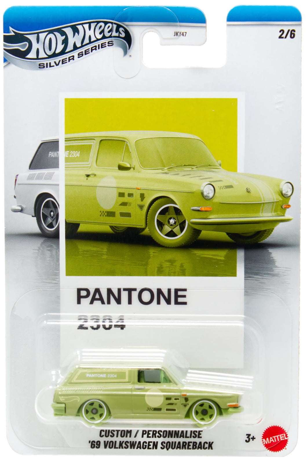 Hot Wheels Pantone Custom '69 Volkswagen Squareback Diecast Car (2304 ...