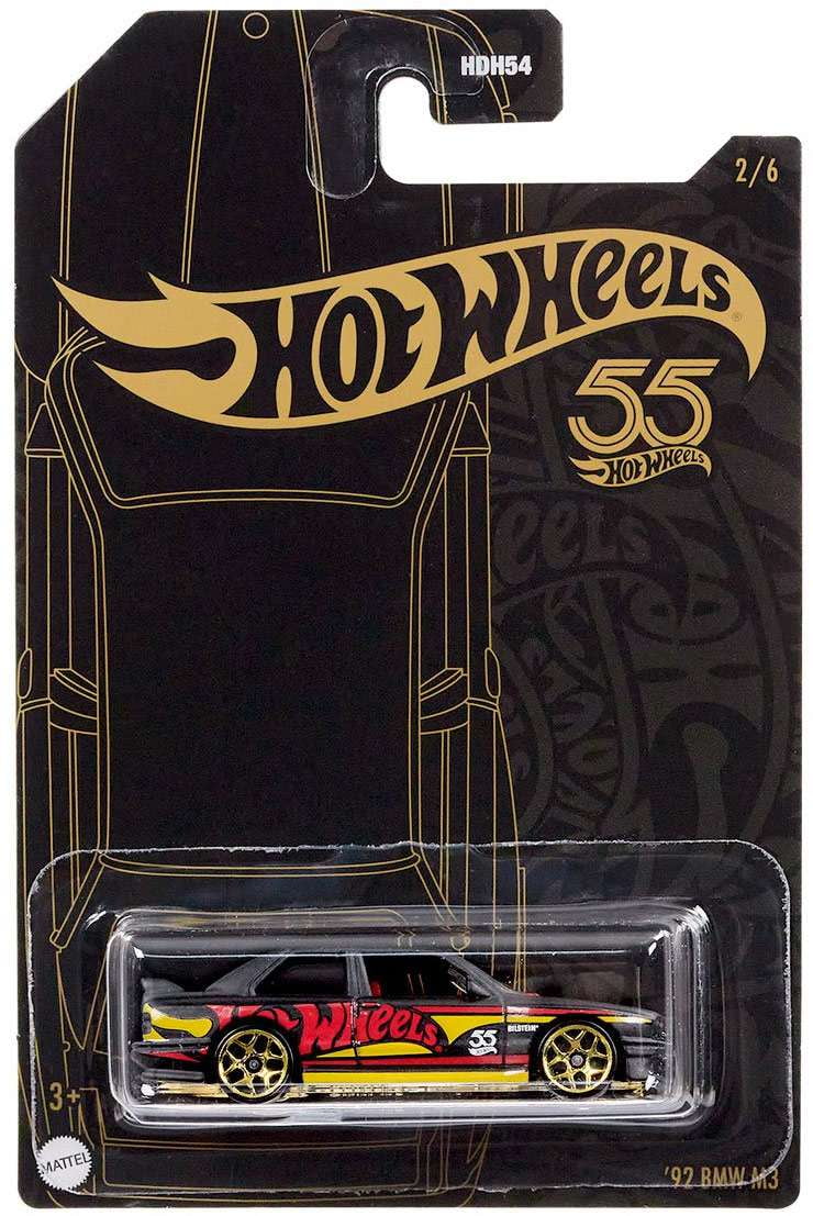 Hot Wheels Cars - '92 BMW M3, 55th Anniversary Pearl
