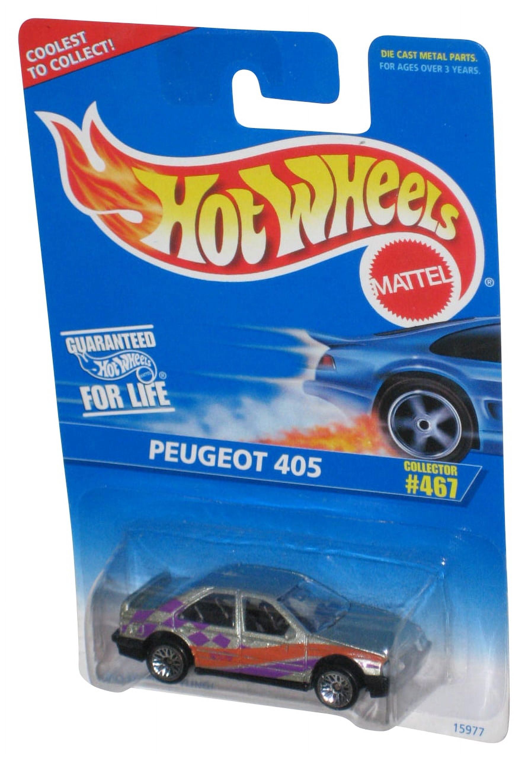 Hot Wheels Peugeot 405 (1995) Mattel Silver Collector Car #467 ...