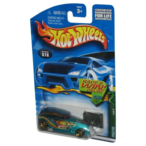 Hot Wheels Phaeton (2001) Mattel Green Die-Cast Toy Car #78
