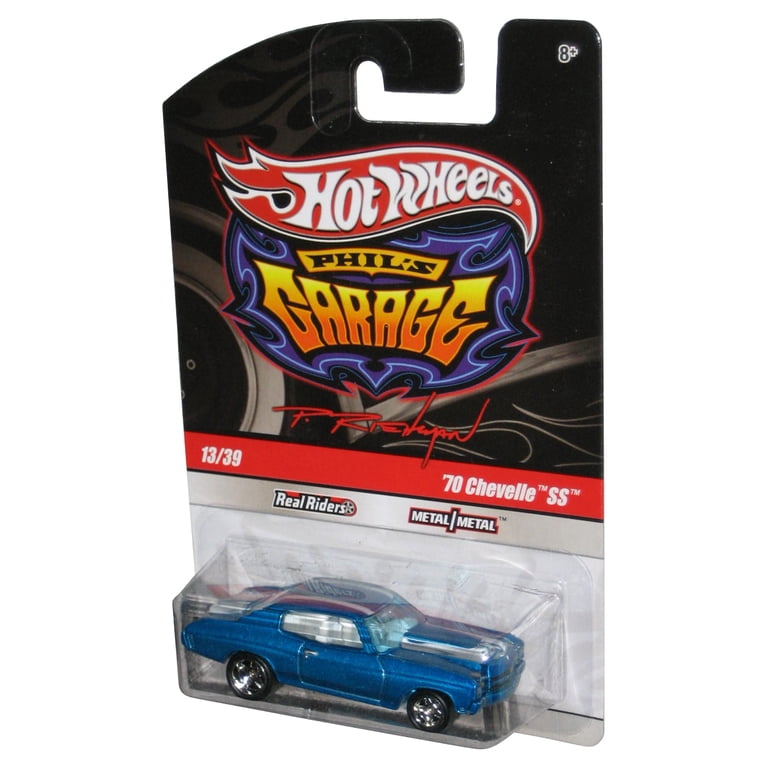 Hot Wheels Phil's Garage (2009) Blue '70 Chevelle SS Real Riders
