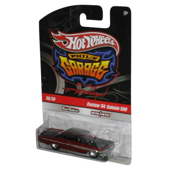 Hot Wheels Phil's Garage (2009) Red Custom '64 Galaxie 500 Toy Car 36/39