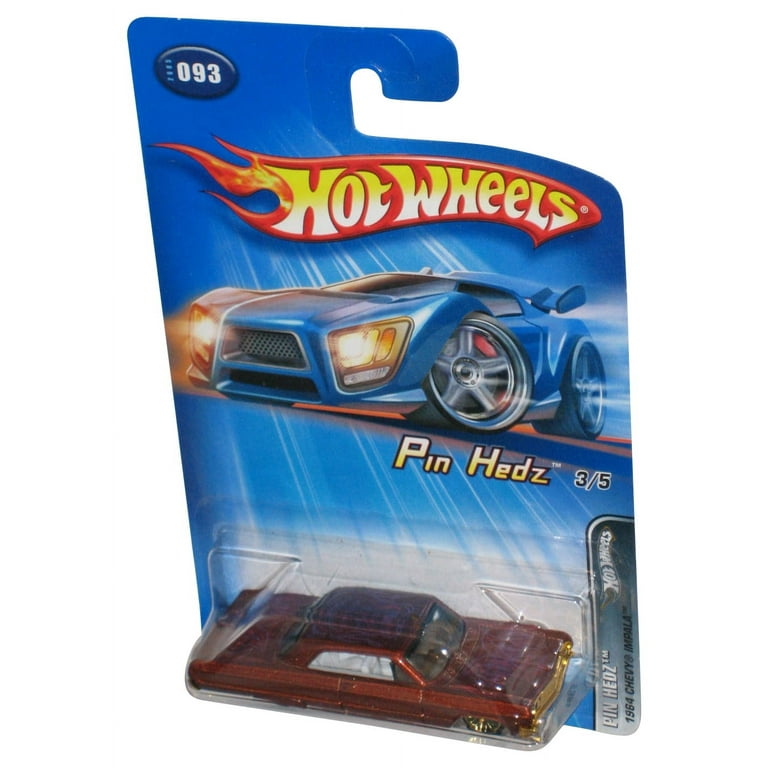 ミニカー Hot Wheels 1964 Chevrolet Impala Hot Wheels Pin Hedz 3/5 (2005) Copper 1964 Chevy Impala Toy