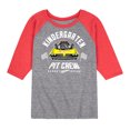 thumbnail image 1 of Hot Wheels - Pit Crew Kindergarten - Youth Raglan Graphic T-Shirt, 1 of 6