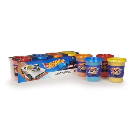Hot Wheels Play Dough 4 Pack - (4 x 100 gr) GPN19