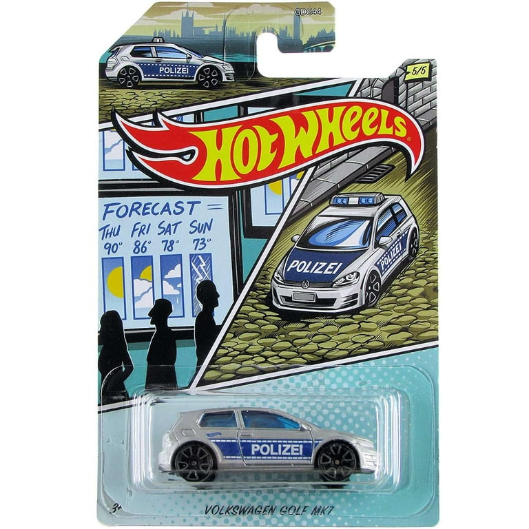 Hot Wheels Police Car Series Volkswagen Golf MK7