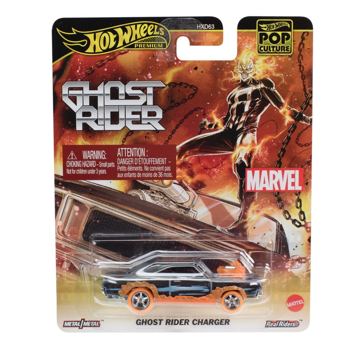 ホットウィール★GHOST RIDER★ Hot Wheels Pop Culture 2025 Marvel Ghost Rider Charger Collectible