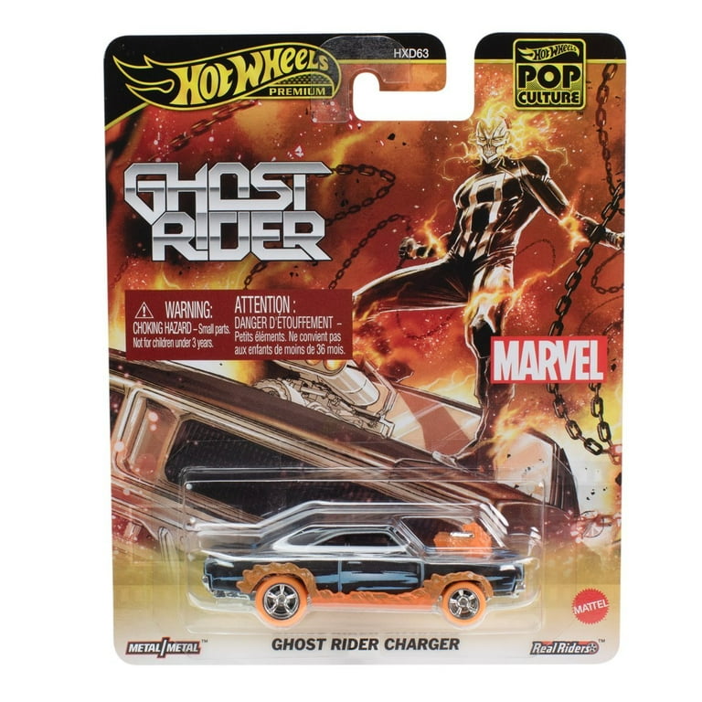 ホットウィール★GHOST RIDER★ Hot Wheels Pop Culture 2025 Marvel Ghost Rider Charger