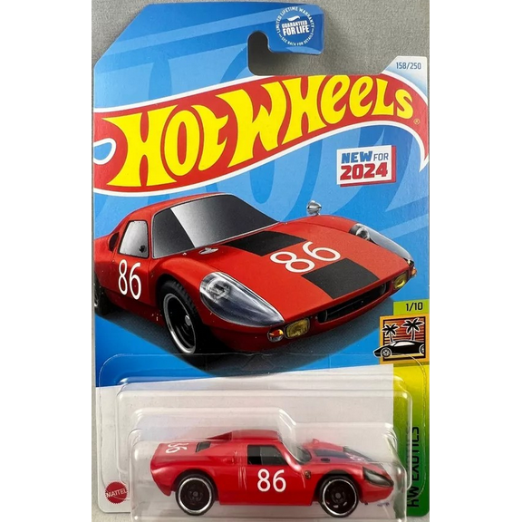 Hot Wheels Porsche 904 Carrera GTS 158/250 Red HW Exotics 1/10