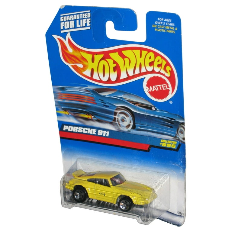 Hot Wheels Porsche 911 (1998) Yellow Collector Toy Car #995