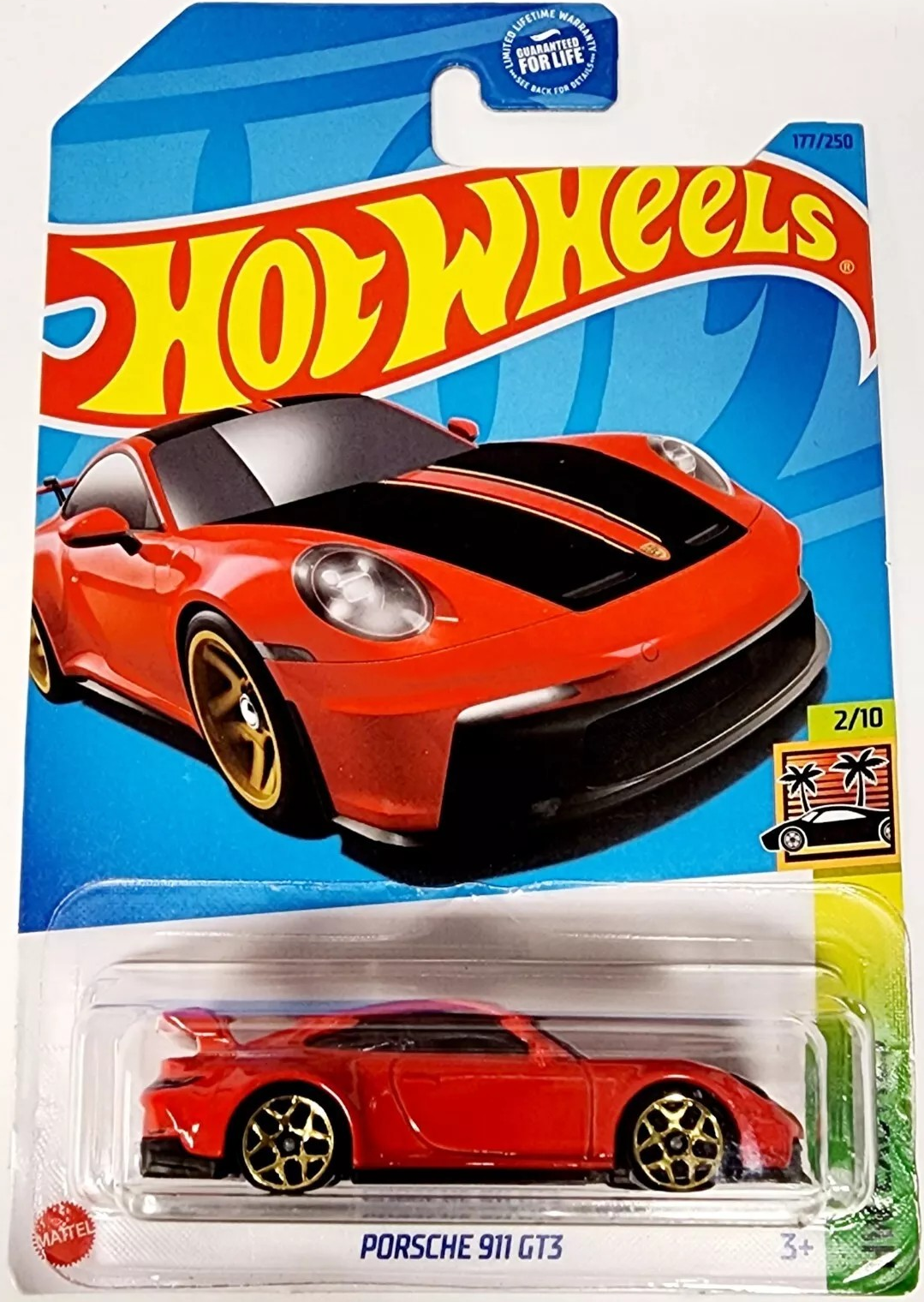Hot Wheels Porsche 911 GT3 177/250 HW Exotics 2/10 Red - Walmart.com