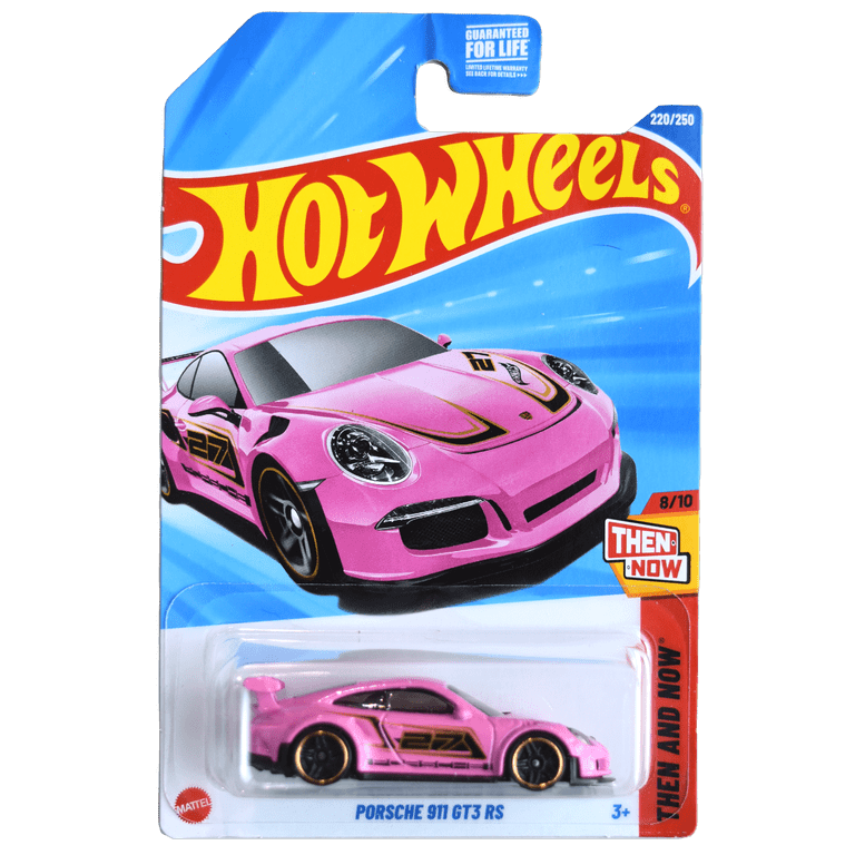 Hot Wheels Porsche 911 GT3 RS, Then and Now 8/10 [pink] 220/250