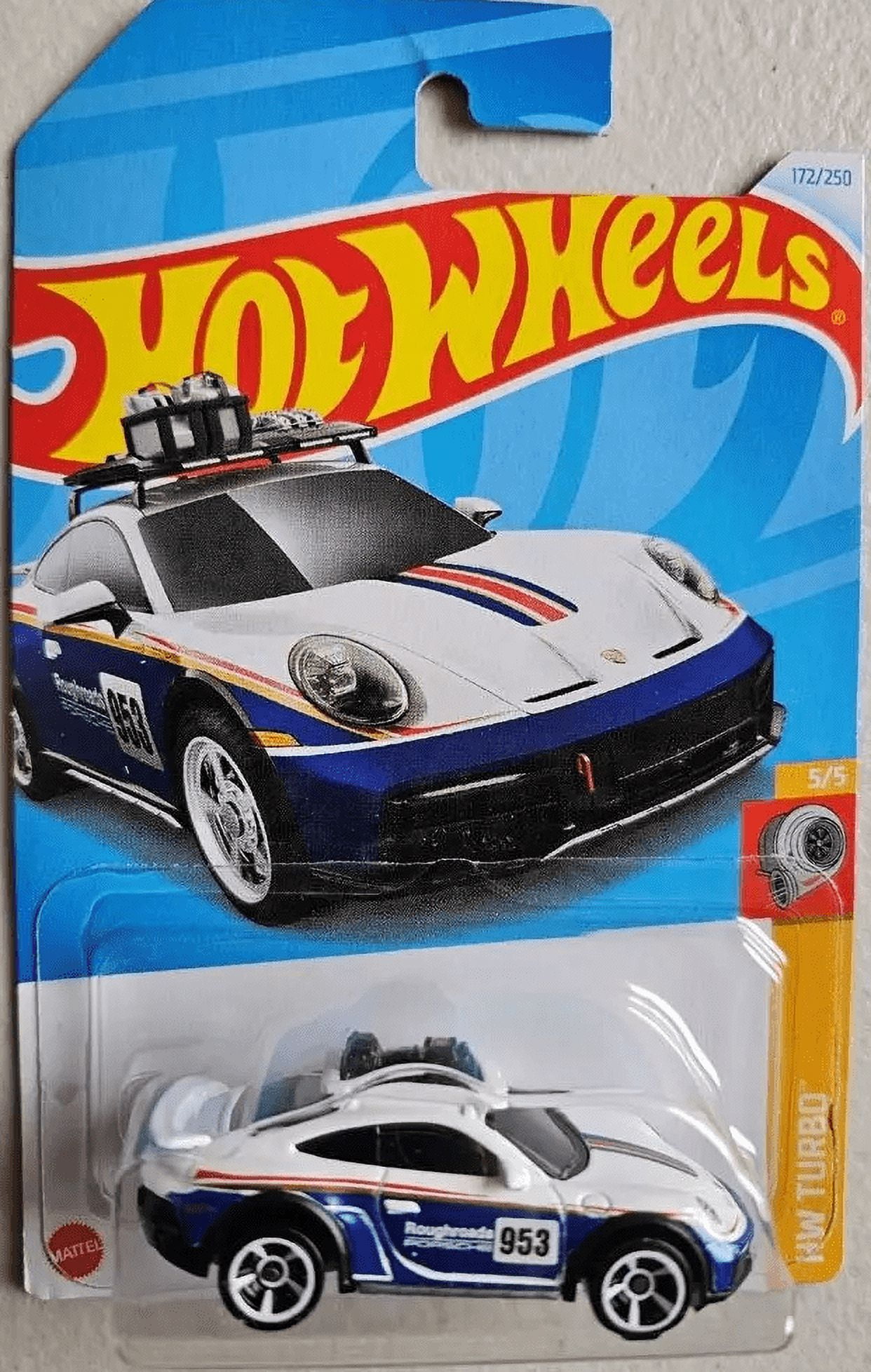 Hot Wheels Porsche 911 Rallye 172/250 HW Turbo 5/5 Blue and White