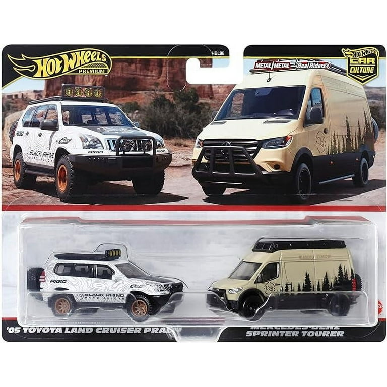 Hot Wheels Premium Cars: 2-Pack of Mercedes-Benz Sprinter Tourer