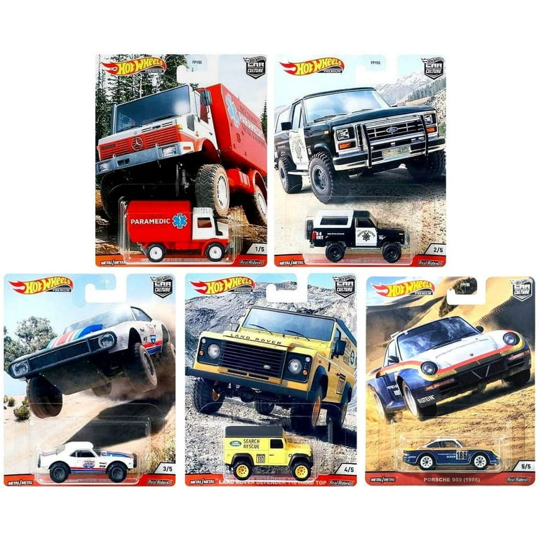 Hot Wheels Premium 2020 Car Culture Wild Terrain Set of 5