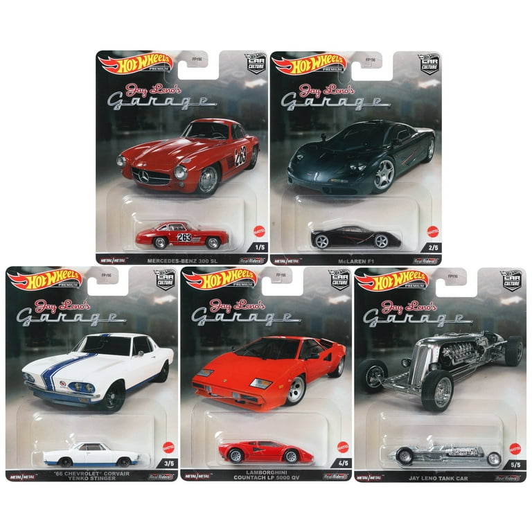 ホットウィール カーカルチャー Jay Leno's Garage 5台セット Amazon.com: Hot Wheels Jay Leno's Garage Container Set, 5 1