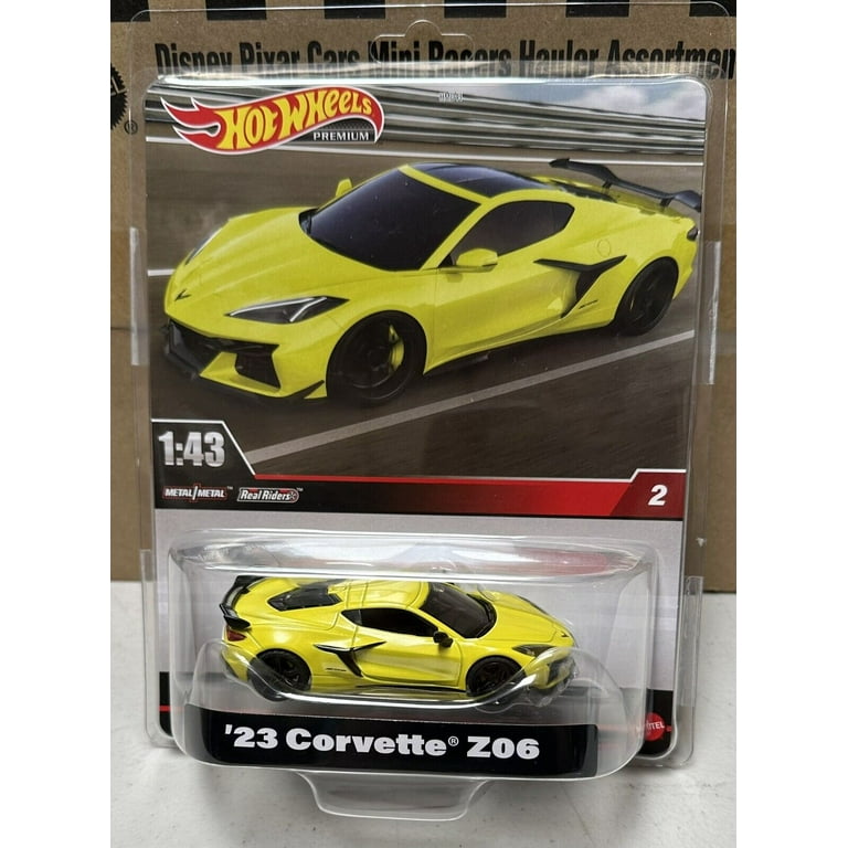 ミニカー '23 Corvette Z06 Hot Wheels 1:43 Hot Wheels Premium '23 Corvette Z06 - 1:43 Scale - Walmart.com