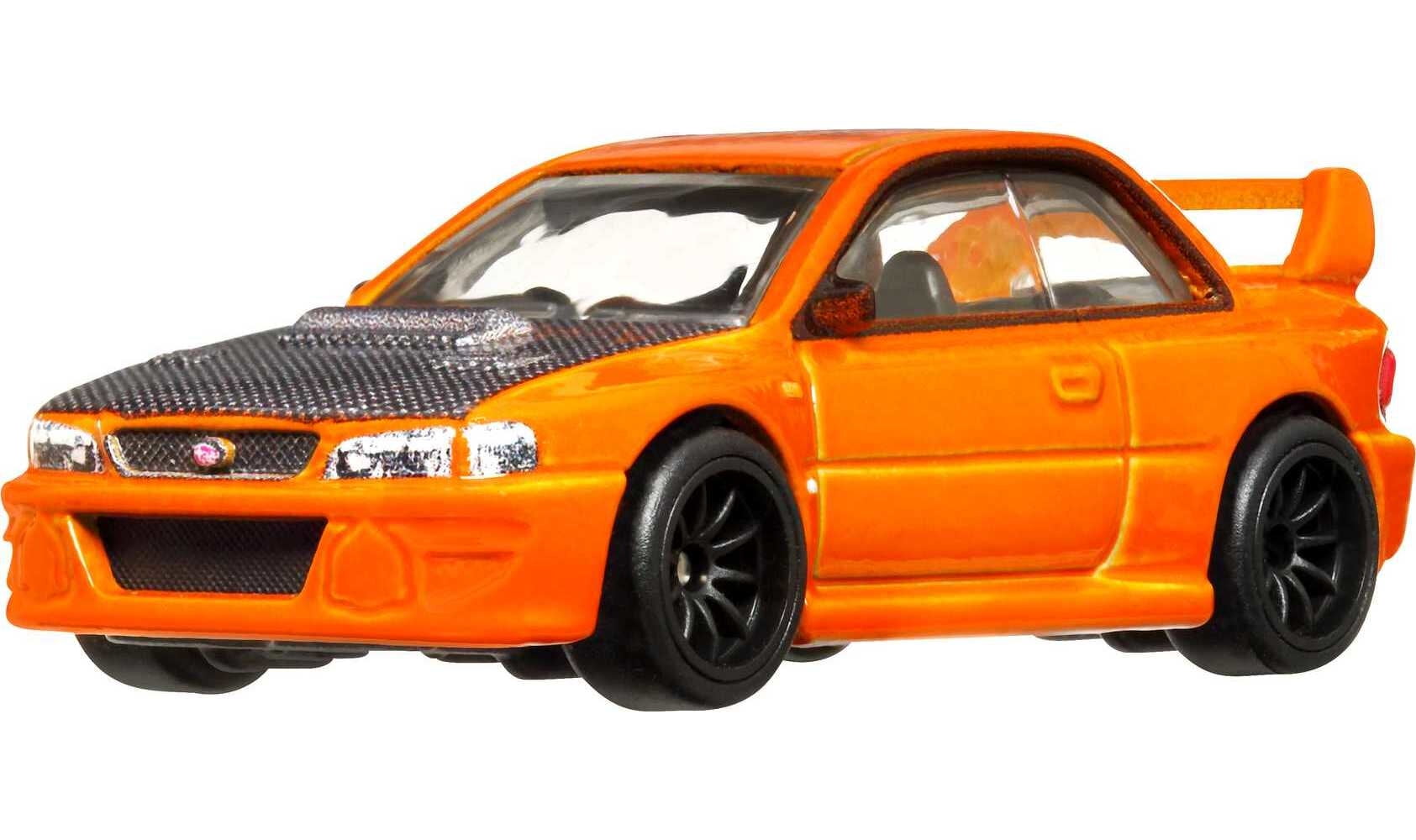 Hot Wheels Premium '98 Subaru Impreza 22B-STi Version (Orange) Car