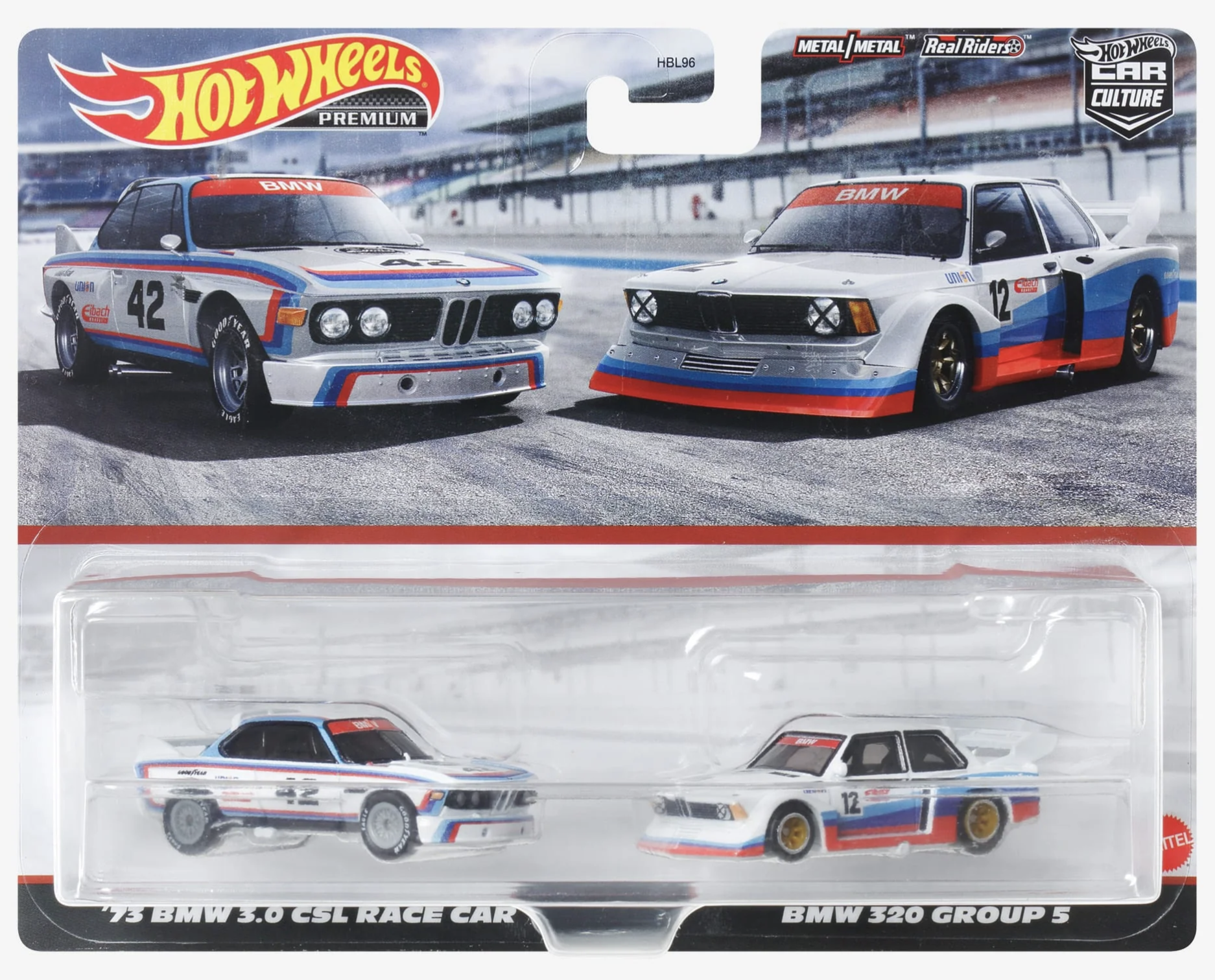 Hot Wheels Premium Car Culture 2 Pack SET 73 BMW 3 0 CSL Race Car Hot Wheels Premium Car Culture 2 Pack SET 73 BMW 3 0 CSL Race Car